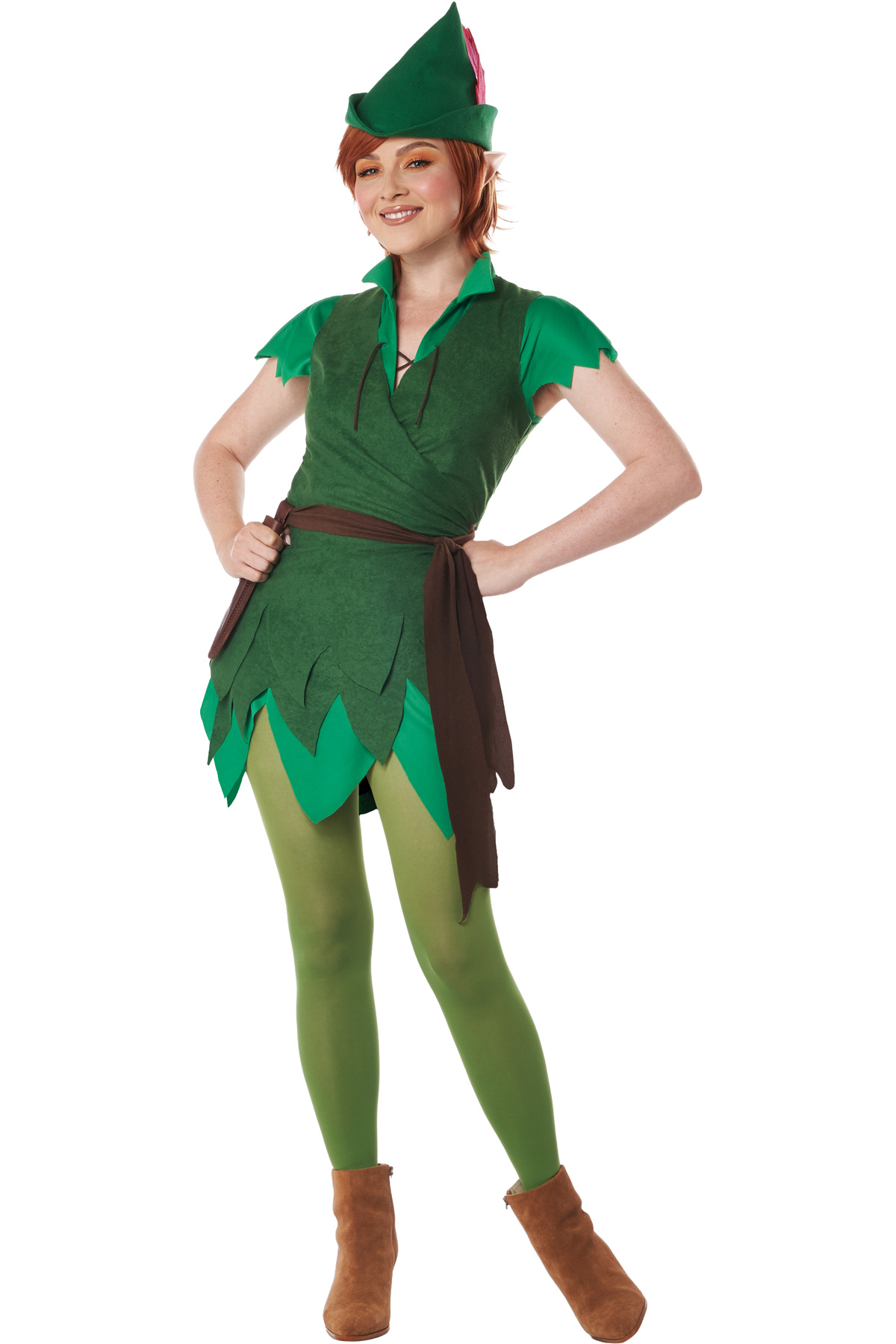 California Costume Peter Pan Outfit Adult Women Fairy Tales 5022/060