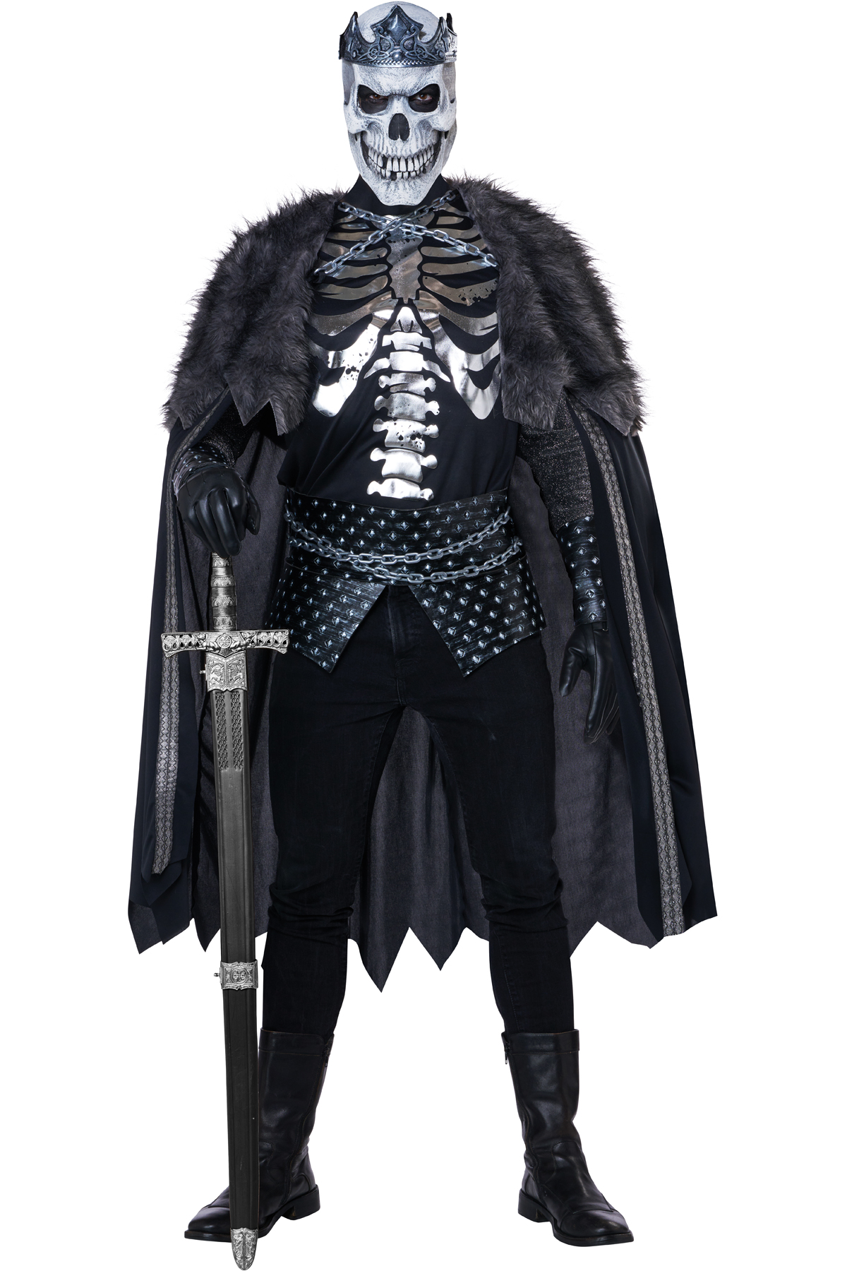 California Costume King Of The Dead Adult Men Skeletons Halloween 5124-019 - Picture 2 of 2