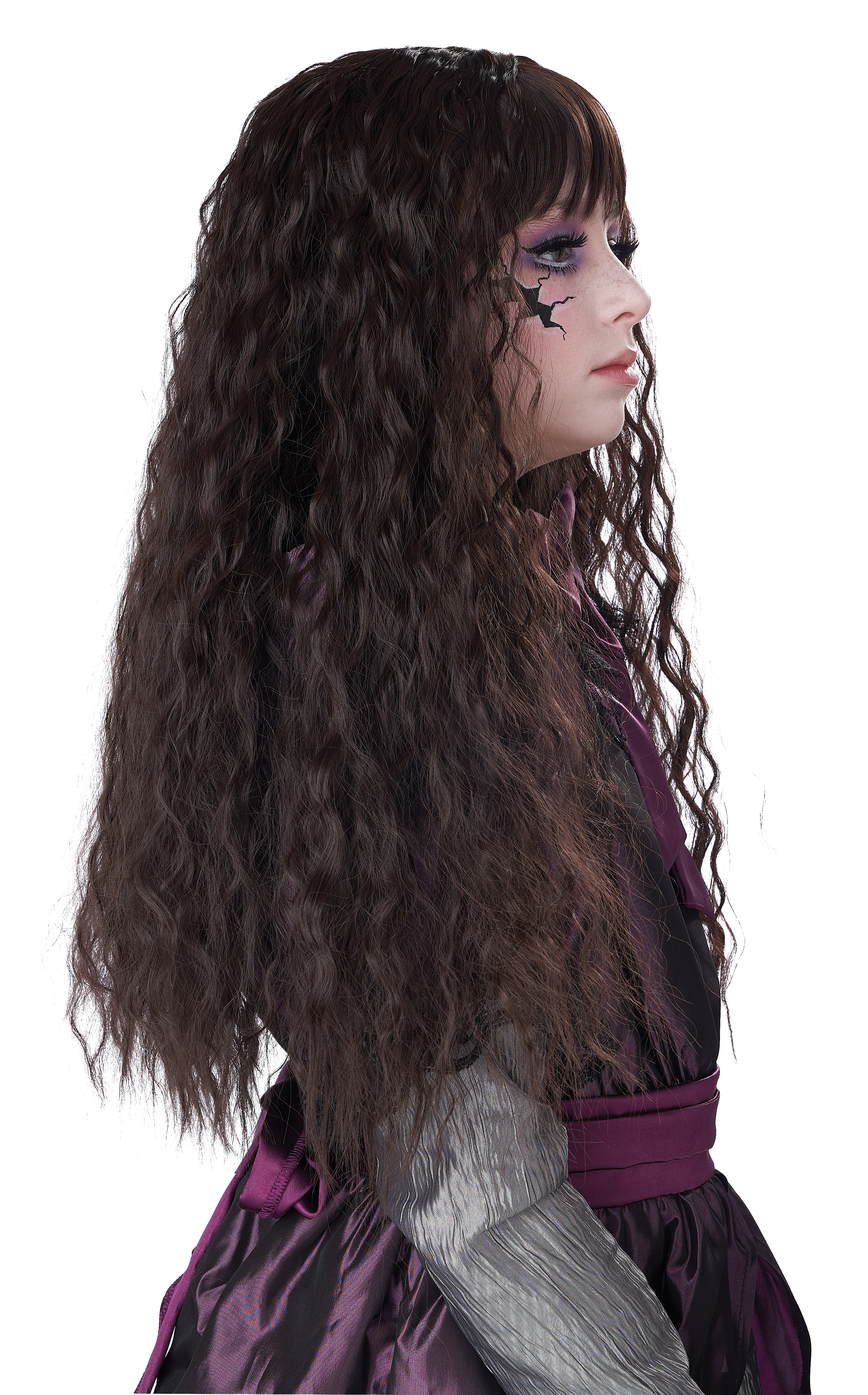 California Costume Creepy Doll Wig Child Girls Halloween Accessory 7020/111