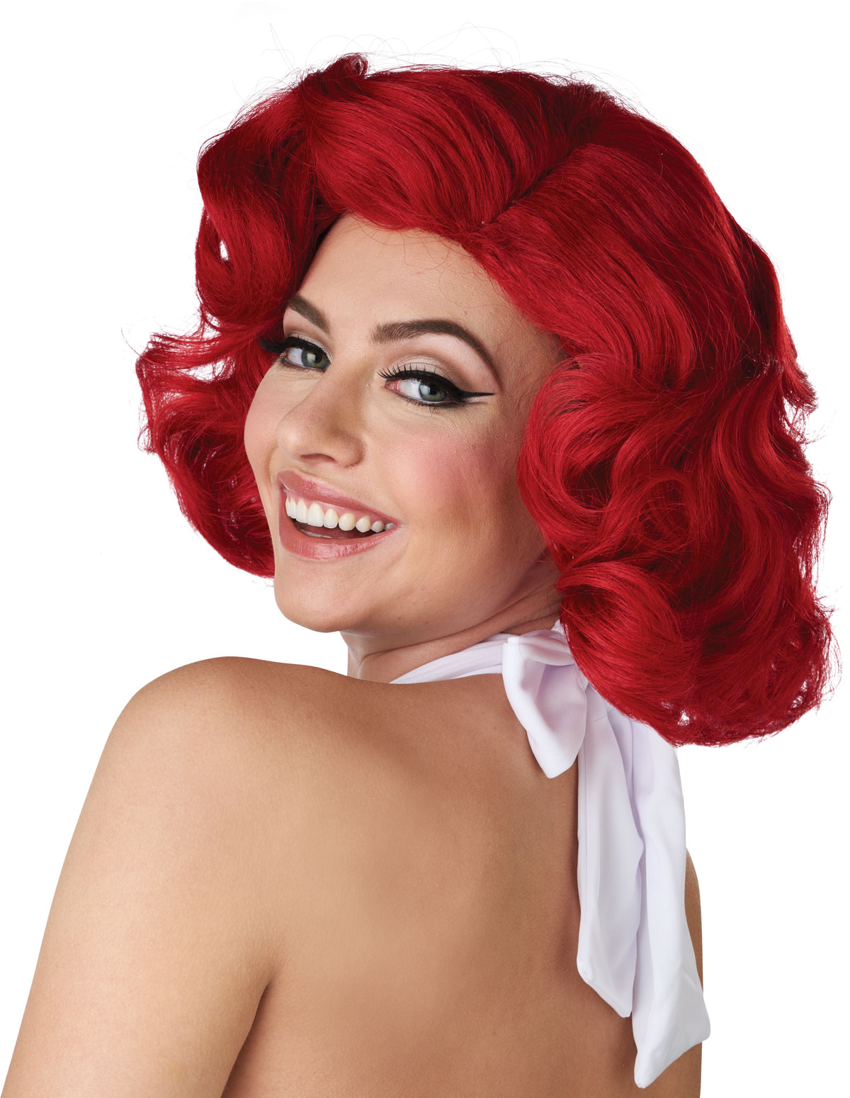 California Costume Hollywood Glamour Red Wig Adult Women Accessory 7023 100