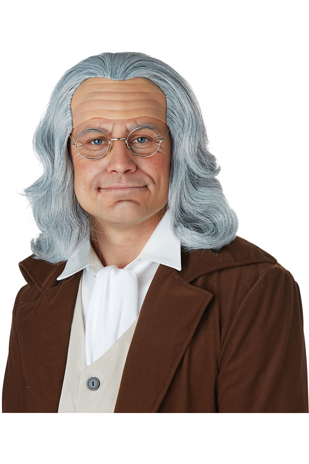 California Costume BENJAMIN FRANKLIN WIG Adult Men Halloween