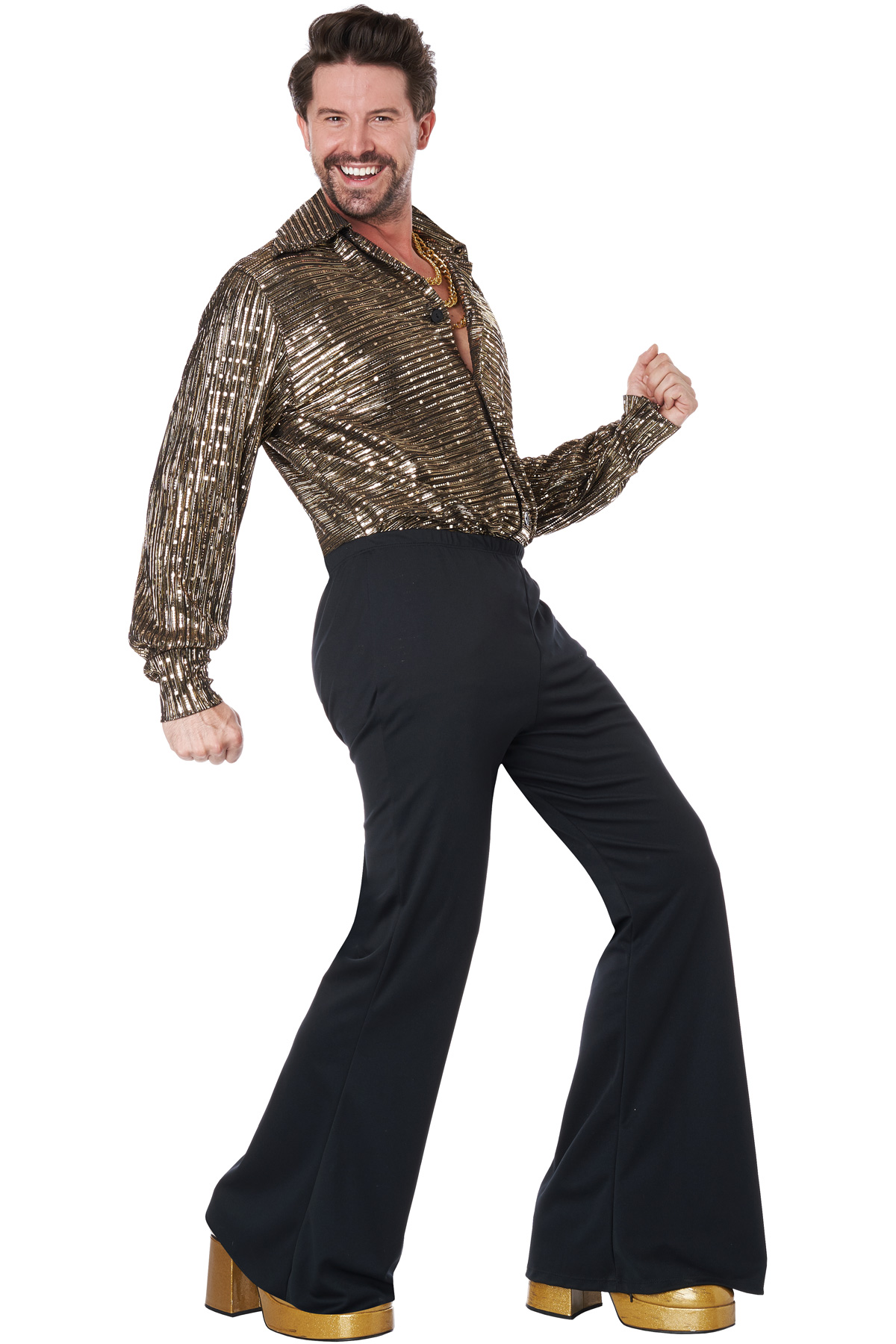 Communisme President Rechtsaf California Costume 70S Disco Guy Adult Men Music Outfit Dancer 8122/096 |  eBay