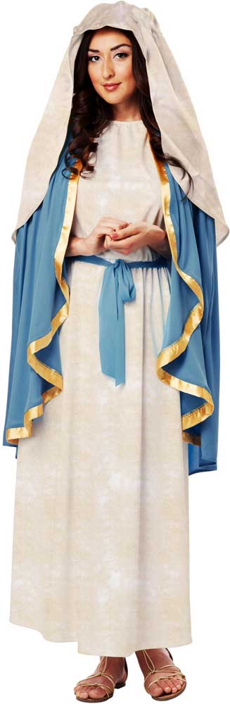 California Costume Virgin Mary Dress Adult Women Religious Halloween Outfit01316 - Picture 2 of 2