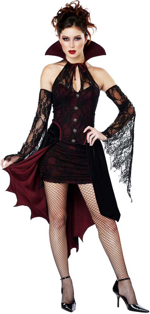 Fietstaxi Een hekel hebben aan premier Seductive Bride Of Dracula Halloween Mini Dress Vampire Costume Adult Women  | eBay