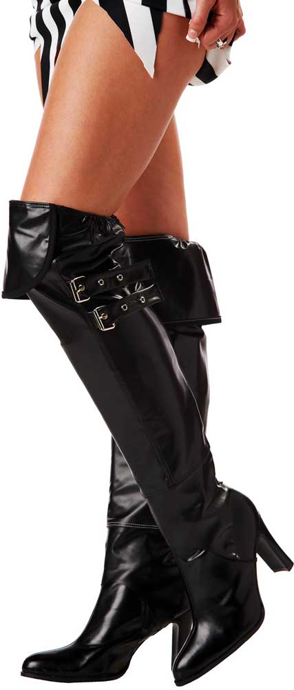 California Costume Deluxe Boot Covers Halloween Accessory Adult Women 60360 - Picture 2 of 2