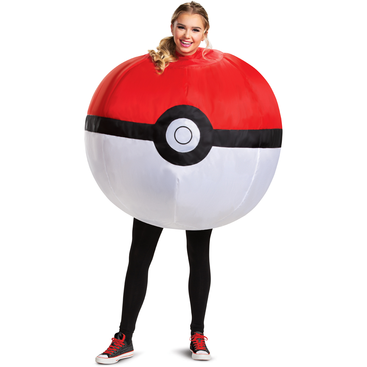 Disguise Licensed Pokemon Poke Ball Inflatable Costume Adult Games 105509Ad - Picture 9 of 9