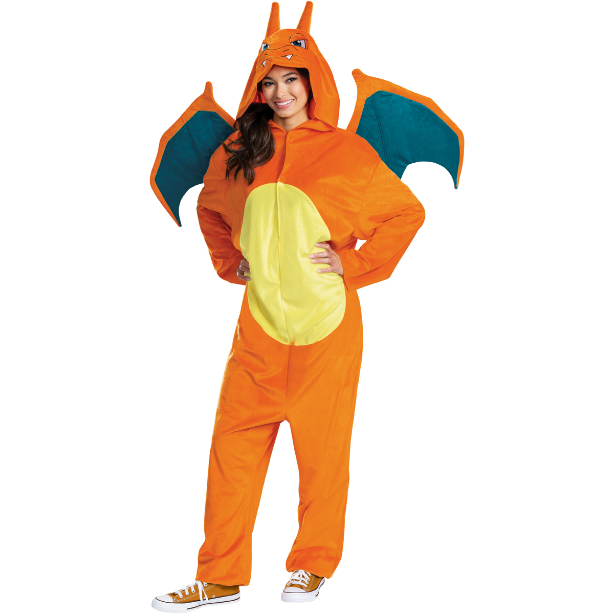Disguise Licensed Pokemon Charizard Deluxe Adult Unisex Costume Cartoon 124379 - Picture 3 of 6