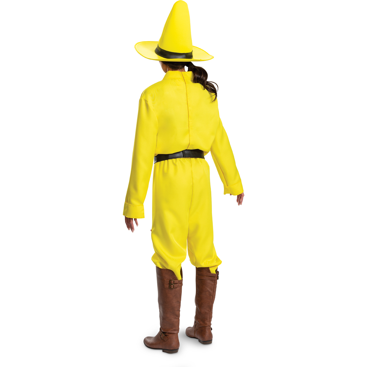 Disguise Licensed Curious George Person In The Yellow Hat Adult Costume ...