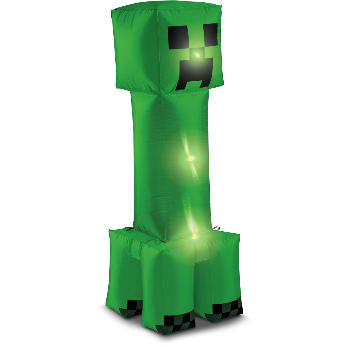 Disguise Licensed Minecraft Creeper Light-Up Led Inflatable Decor 4 Ft 159279 - Picture 2 of 3