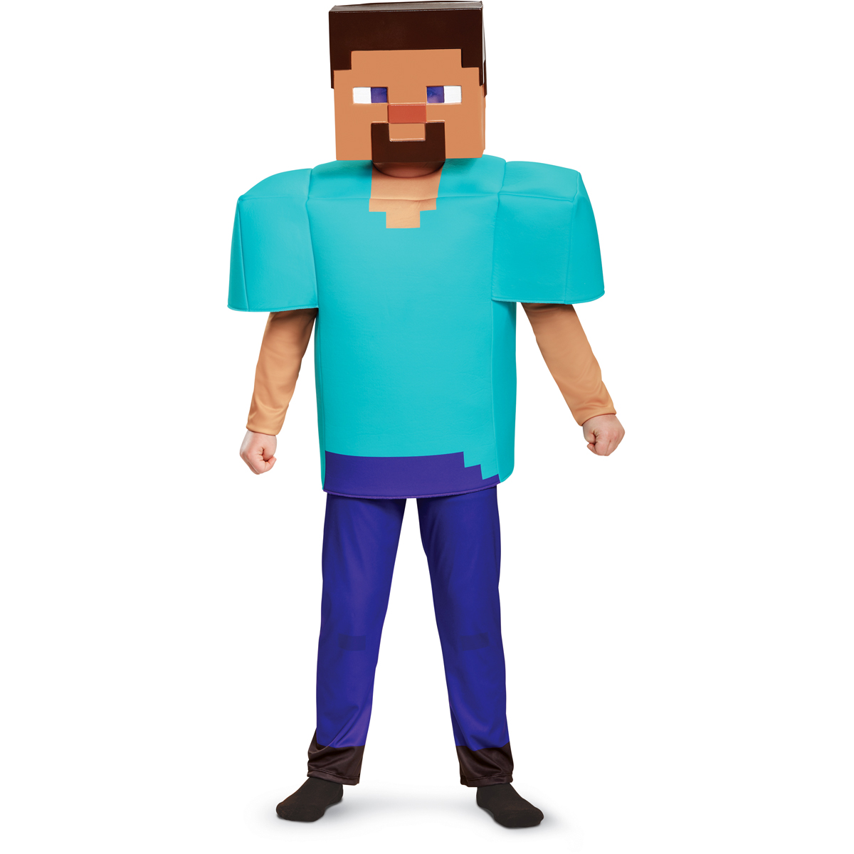 Steve Deluxe Minecraft Child Costume Tunic Mask Pants 65651 | eBay
