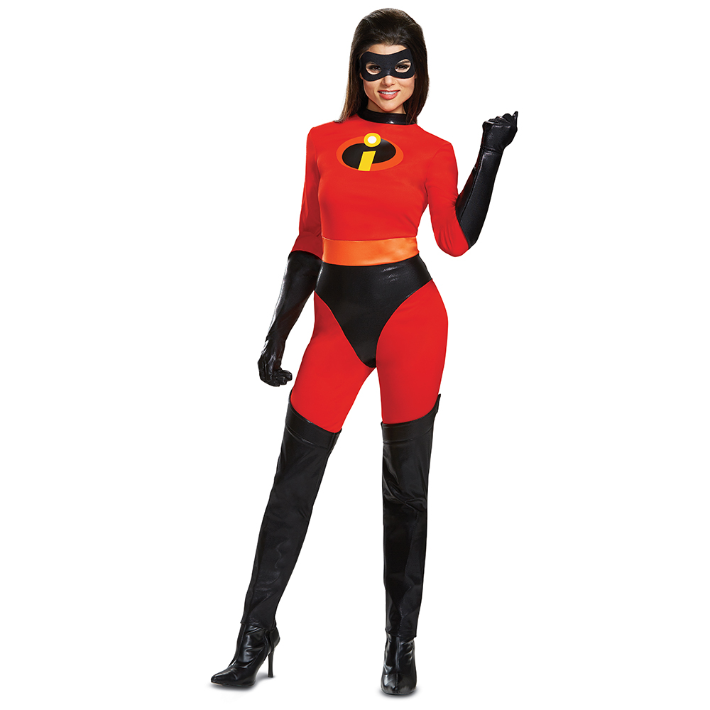 その他 Ree Incredibles Mrs Incredible Skirted Deluxe Adult Costume 66840 Hero