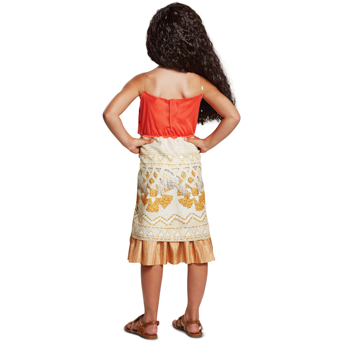 Disney Authentic Moana Costume Dress Up Polynesian Outfit Girls Size 3t 4t For Sale Online Ebay