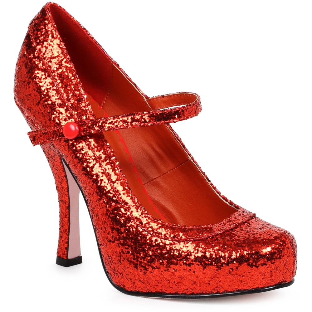 Ellie 4" Heel Glitter Mary Jane With Platform Adult Women Shoes Heels 423-Candy - Picture 2 of 4
