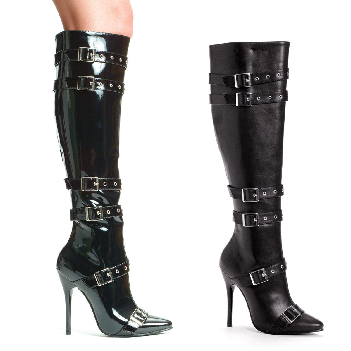 Biker boots high heel online