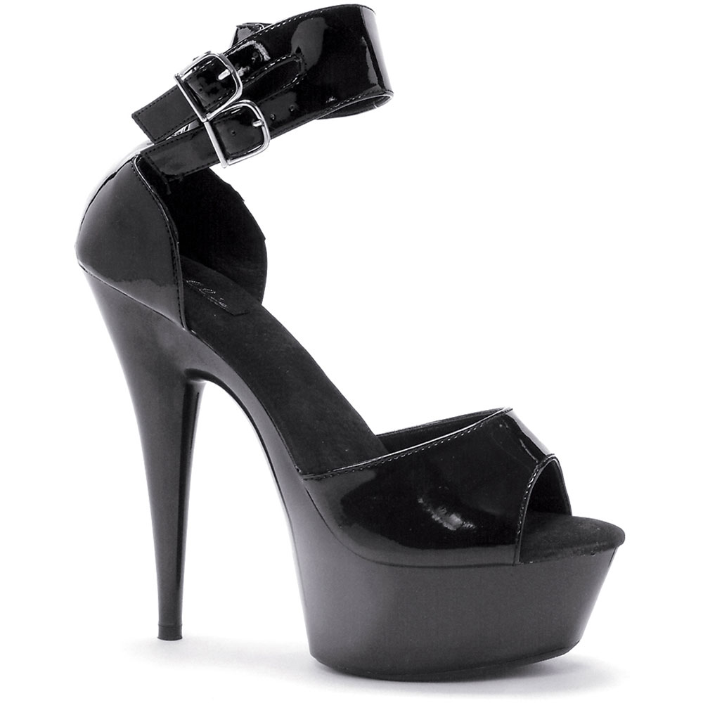 Ellie Dancer D'Orsay Platform Ankle Strap High Heels Adult Women Shoes ...