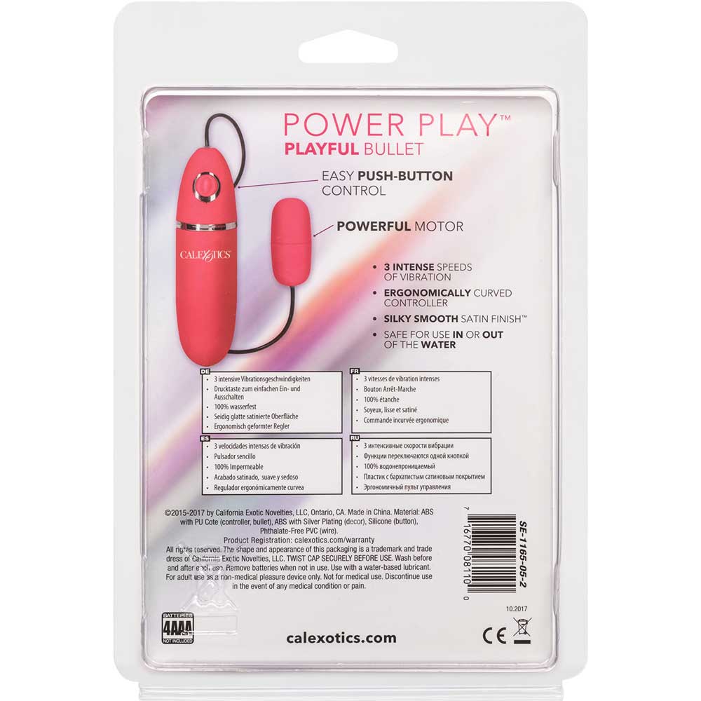 Calexotics Novelties Power Play Playful Bullet Pink