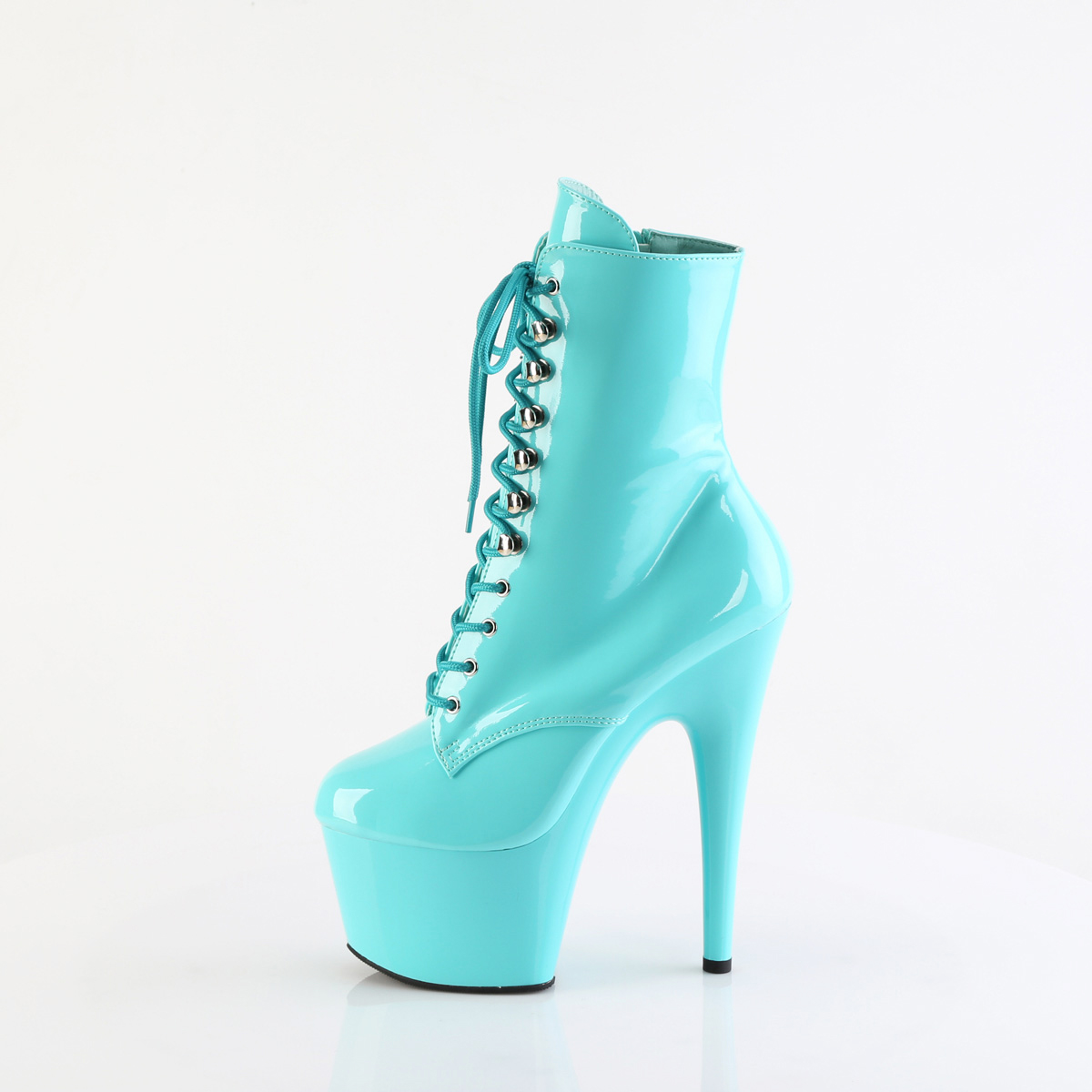 Pleaser 7" Heel Lace-Up Front Ankle Boots Adult Women Shoes Adore/1020 - Picture 4 of 46