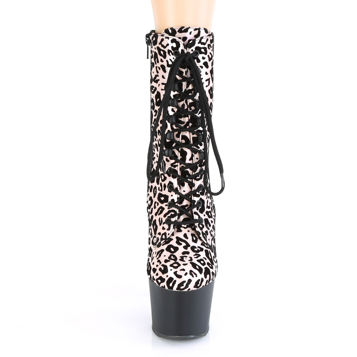 Pleaser Heels 7" Black Red Platform Ankle Boot Clubwear Pole Dance shoe Ad1020F - Picture 38 of 71