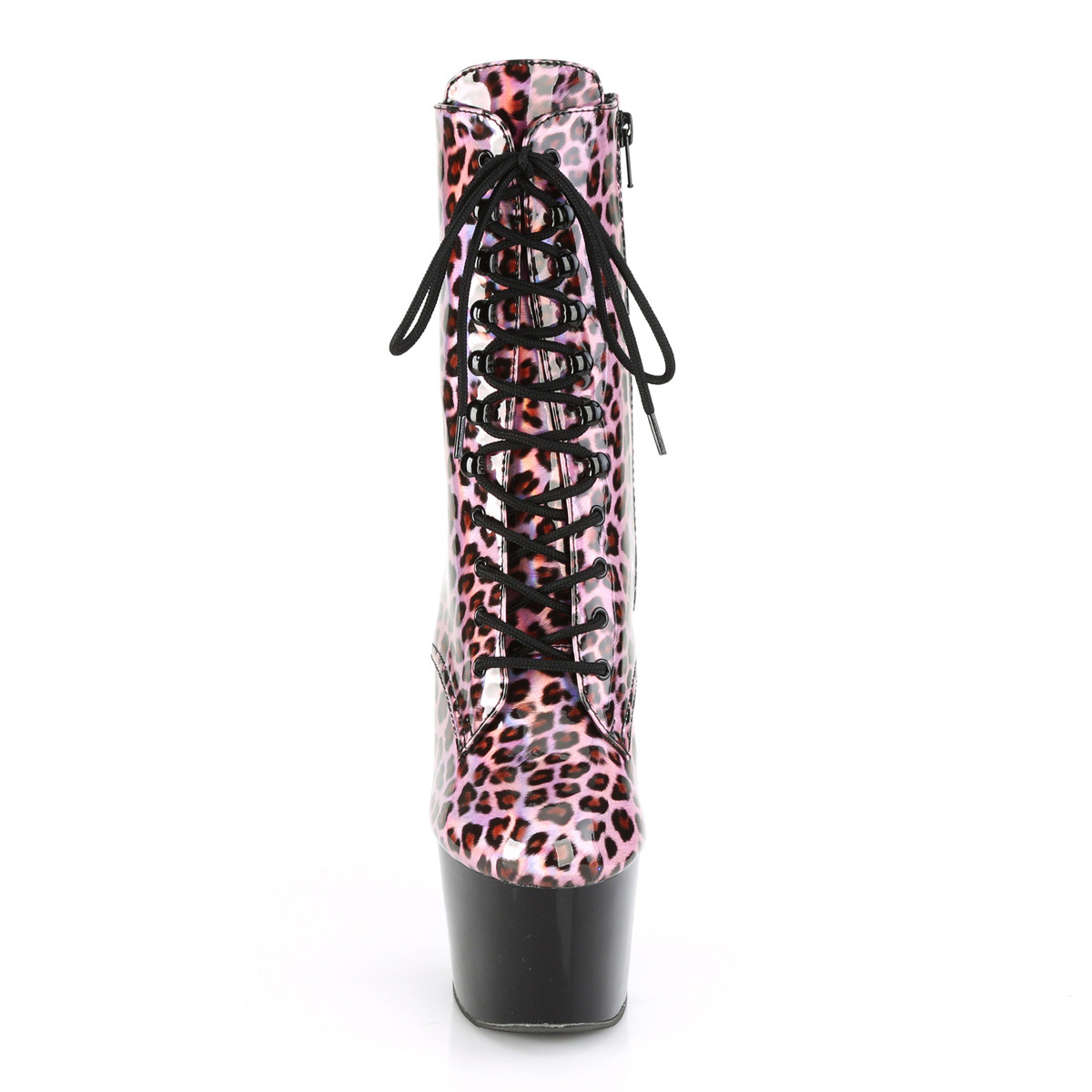 Pleaser Heels 7" Black Red Platform Ankle Boot Clubwear Pole Dance shoe Ad1020F - Picture 53 of 71