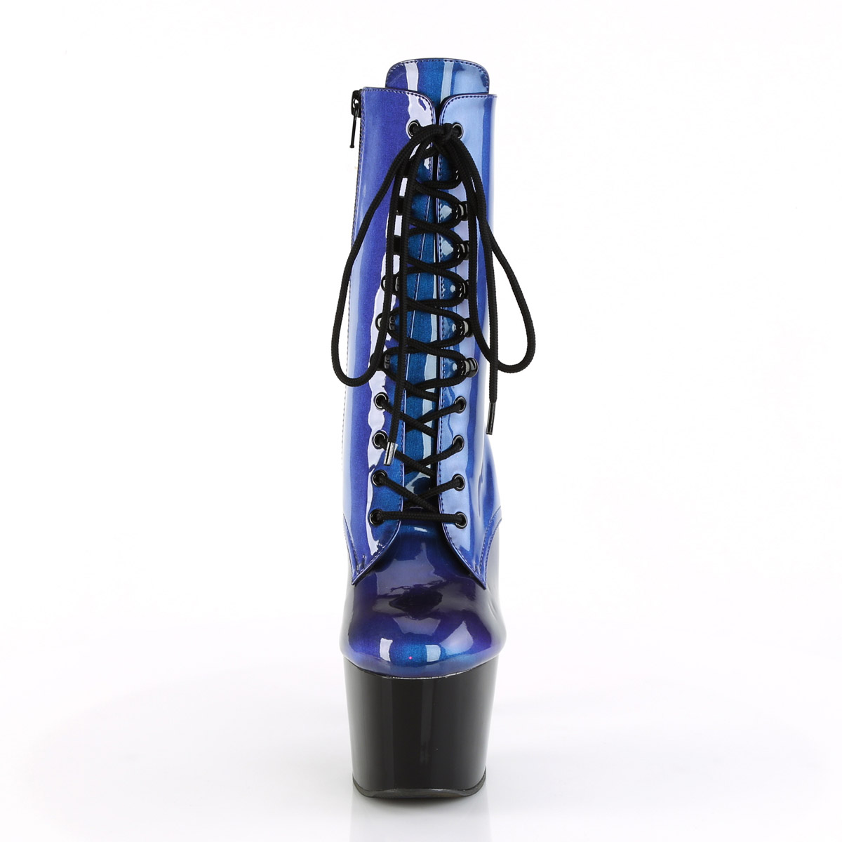 Pleaser Heels 7" Black Red Platform Ankle Boot Clubwear Pole Dance shoe Ad1020F - Picture 23 of 71