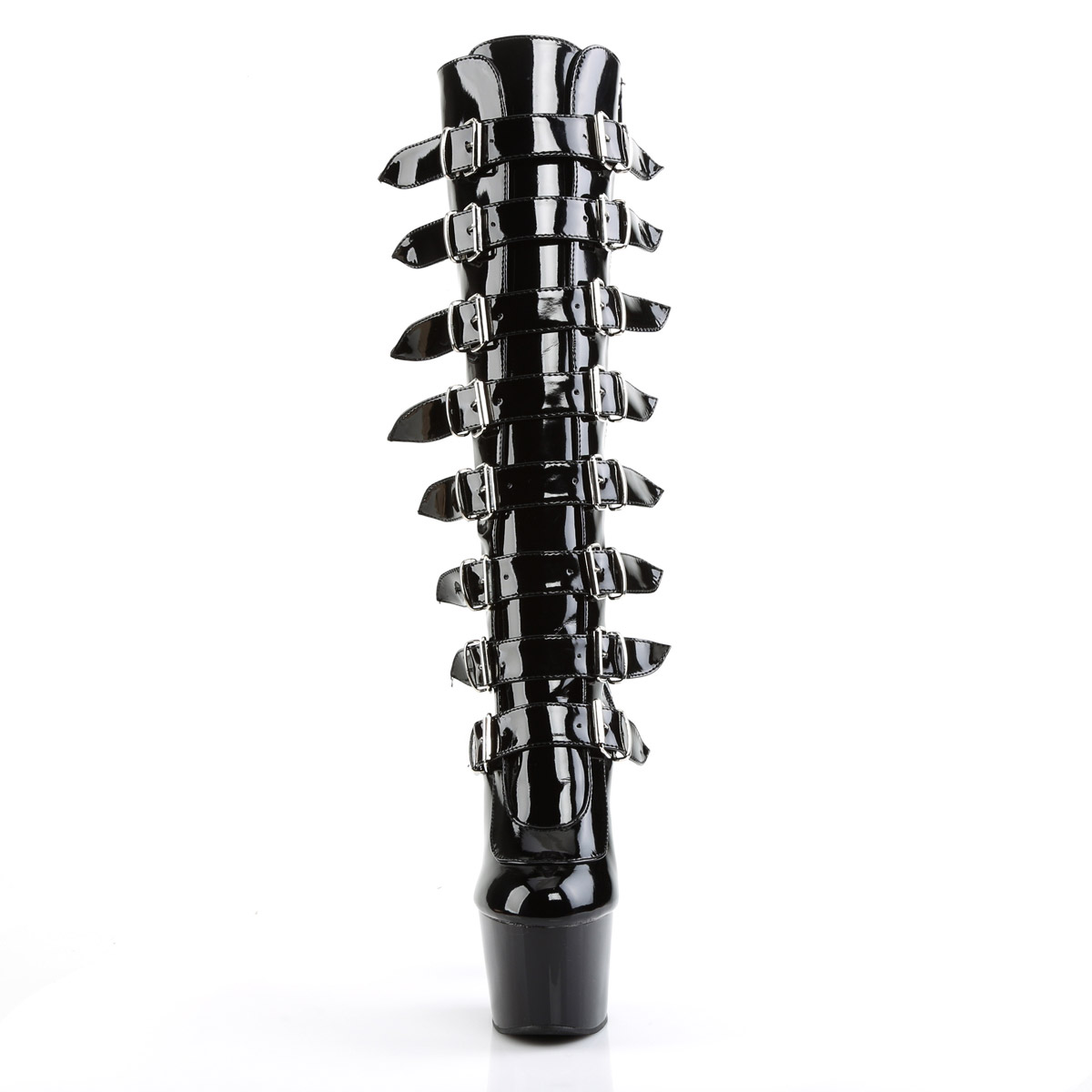 Pleaser 7'' Heels Stretch Lace Up Zipper Knee High Boots Women Ado20X1 - Bild 23 von 26