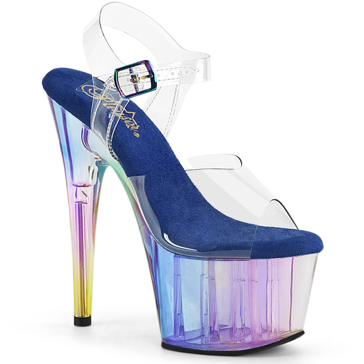 Pleaser Adore 7 Inch Platform Ankle Strap Sandals 708Ht