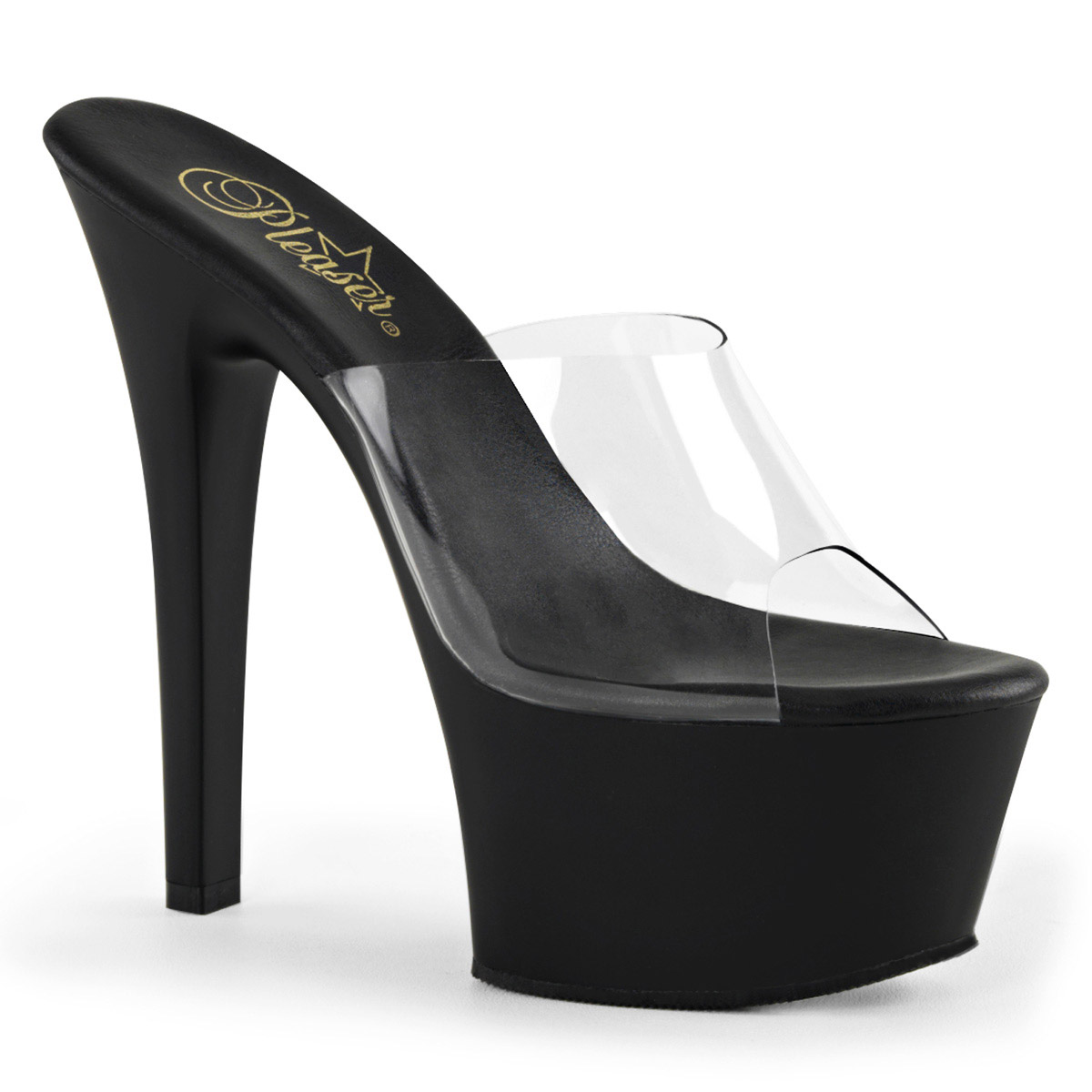 Pleaser 6" Heel 2 1/4" Pf Vegan Friendly Slide Adult Women Shoes Heels Aspire6Xx - Picture 7 of 61