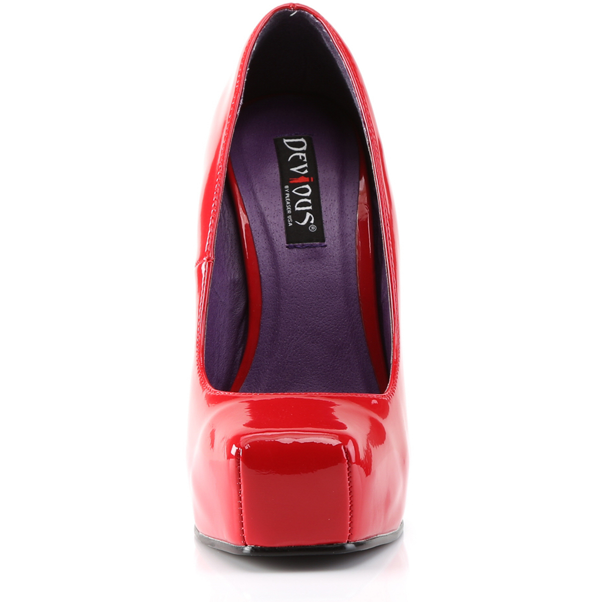 platform square toe heels