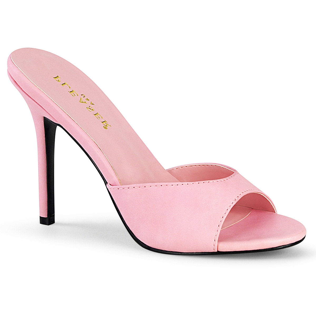 Pleaser Fabulicious 4" Heel Slide Peep Toe Adult Women Shoes Sandals Clas01 - Picture 2 of 62