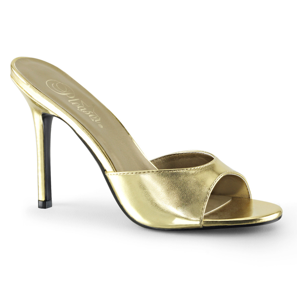 Pleaser Fabulicious 4" Heel Slide Peep Toe Adult Women Shoes Sandals Clas01 - Picture 23 of 62