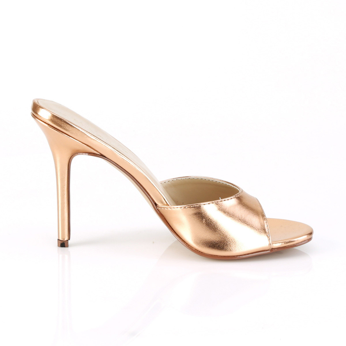 Pleaser Fabulicious 4" Heel Slide Peep Toe Adult Women Shoes Sandals Clas01 - Picture 47 of 62
