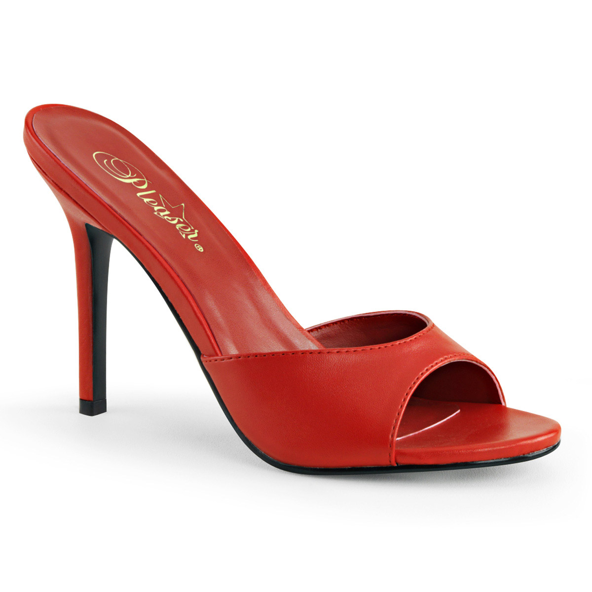 Pleaser Fabulicious 4" Heel Slide Peep Toe Adult Women Shoes Sandals Clas01 - Picture 33 of 62