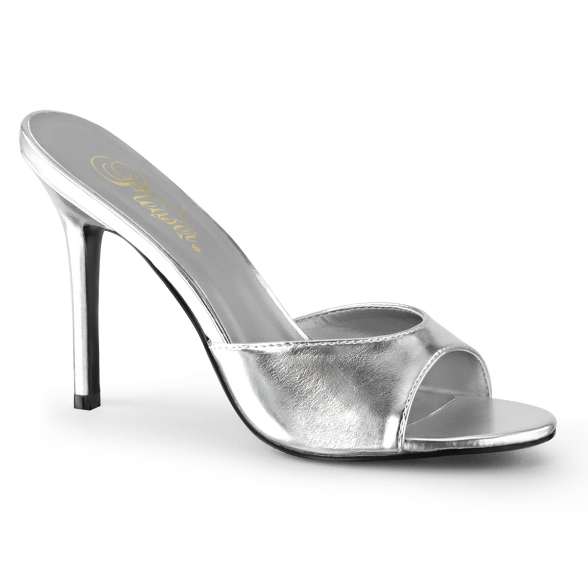 Pleaser Fabulicious 4" Heel Slide Peep Toe Adult Women Shoes Sandals Clas01 - Picture 48 of 62