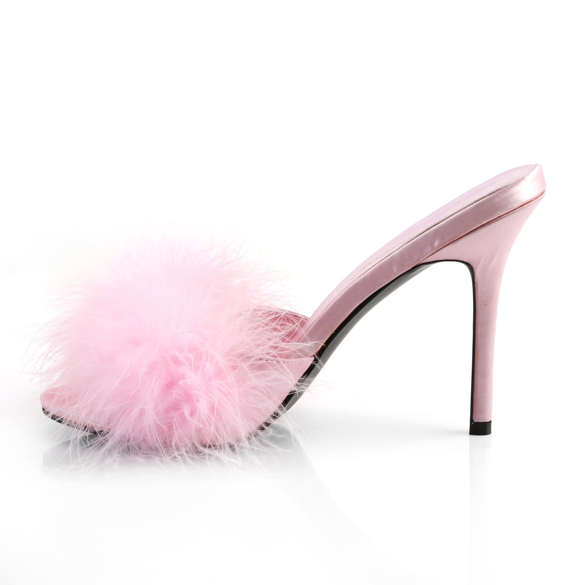 Pleaser Fabulicious 4" Heel Slide Peep Toe Adult Women Shoes Sandals Clas01 - Picture 5 of 62