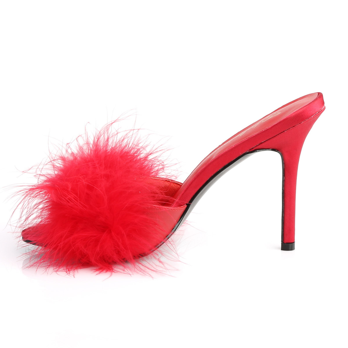 Pleaser Fabulicious 4" Heel Slide Peep Toe Adult Women Shoes Sandals Clas01 - Picture 40 of 62