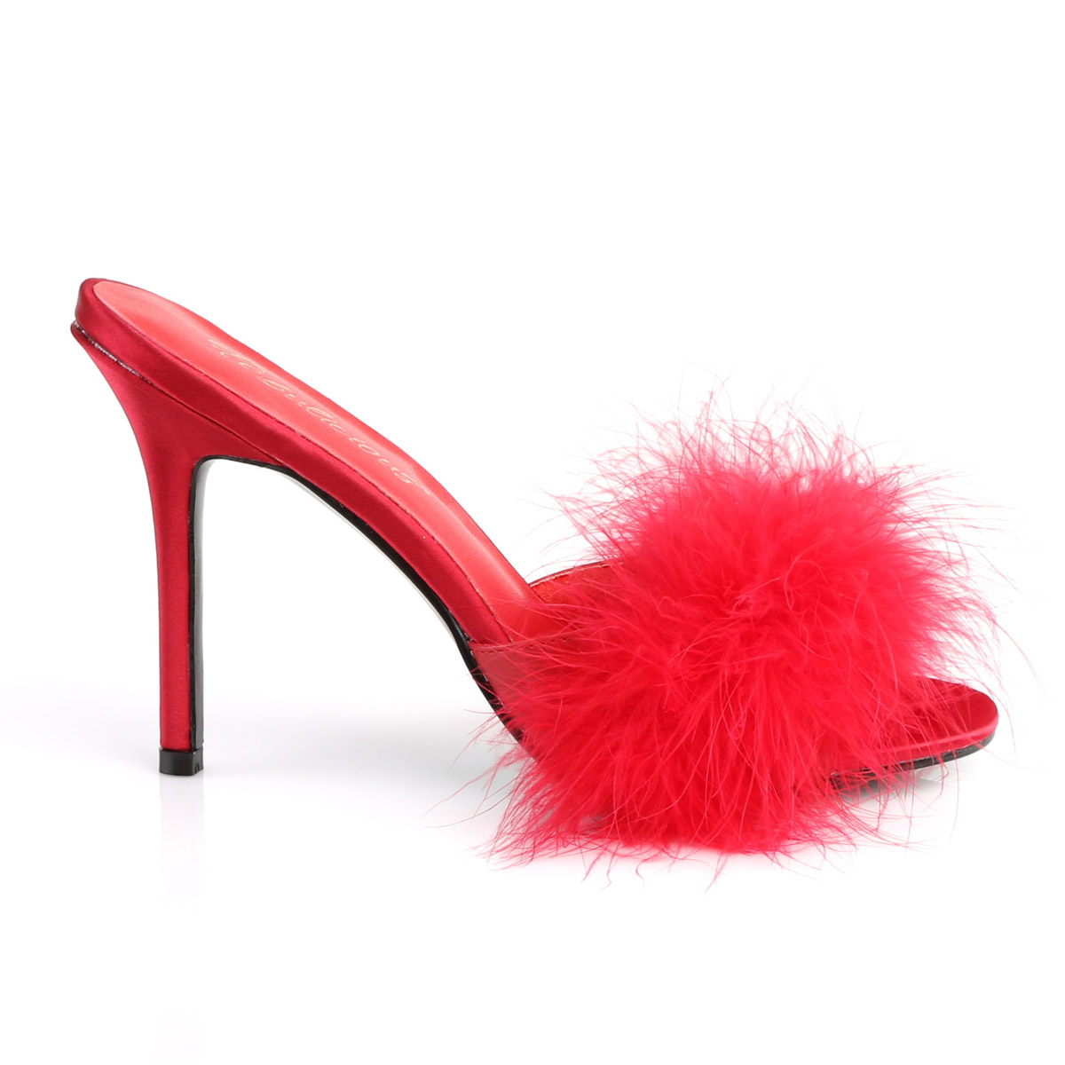 Pleaser Fabulicious 4" Heel Slide Peep Toe Adult Women Shoes Sandals Clas01 - Picture 42 of 62