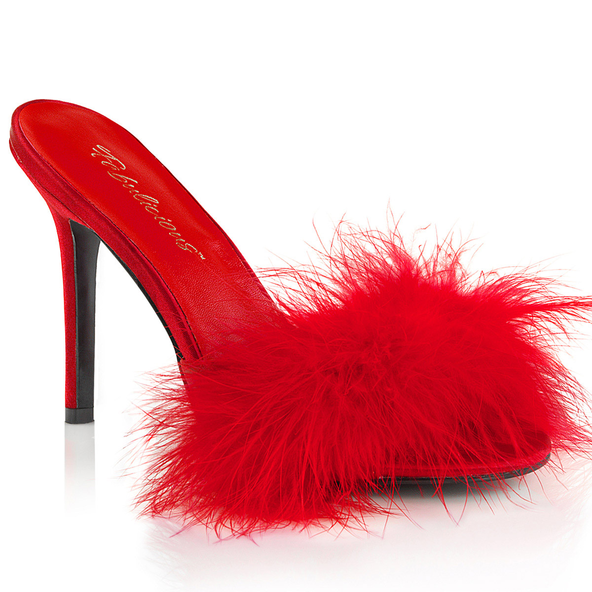 Pleaser Fabulicious 4" Heel Slide Peep Toe Adult Women Shoes Sandals Clas01 - Picture 38 of 62