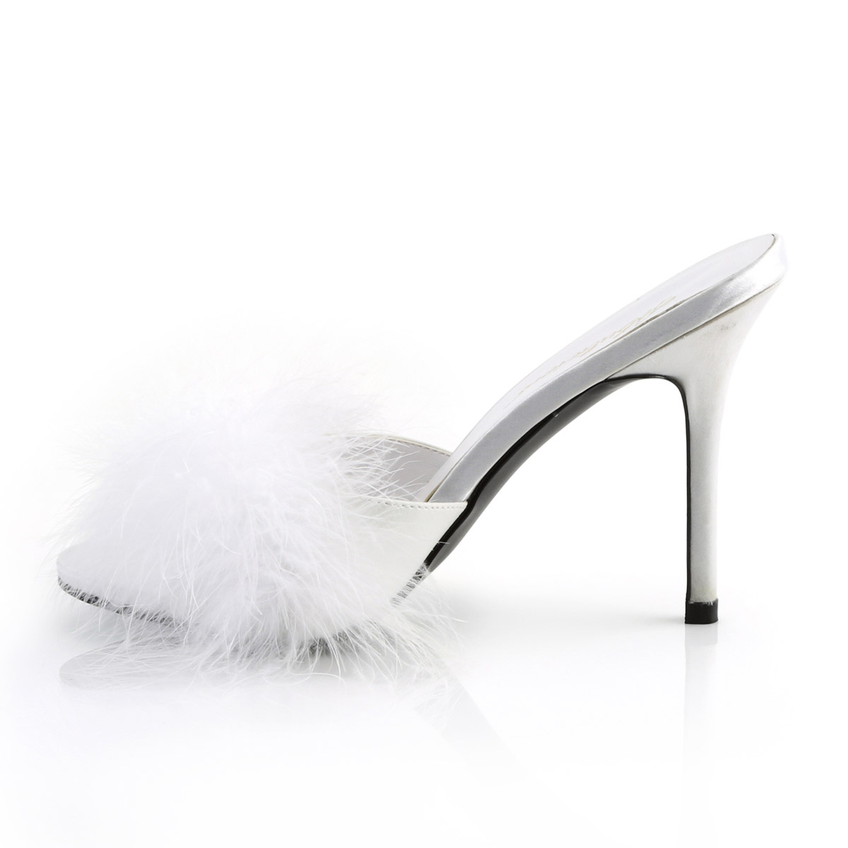 Pleaser Fabulicious 4" Heel Slide Peep Toe Adult Women Shoes Sandals Clas01 - Picture 60 of 62