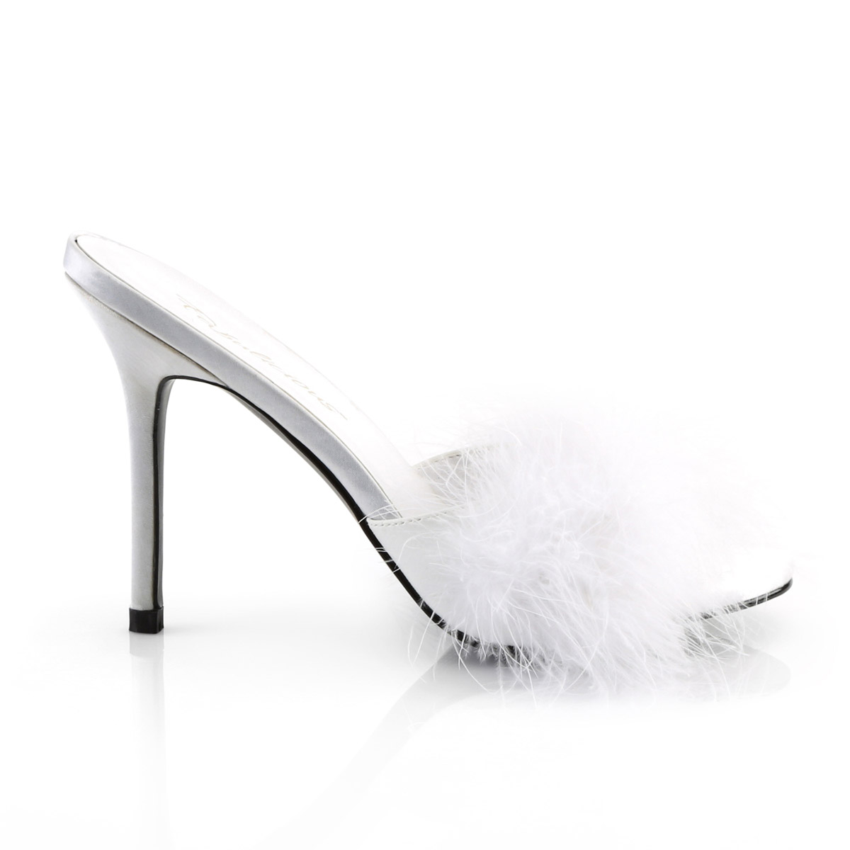 Pleaser Fabulicious 4" Heel Slide Peep Toe Adult Women Shoes Sandals Clas01 - Picture 62 of 62