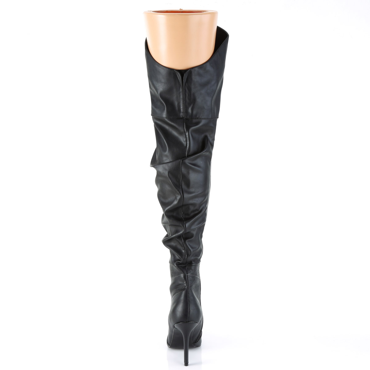 Pleaser 4" Heel Thigh High Pointed Side Zip Adult Women Shoes Boots Clas3011 - Picture 5 of 16