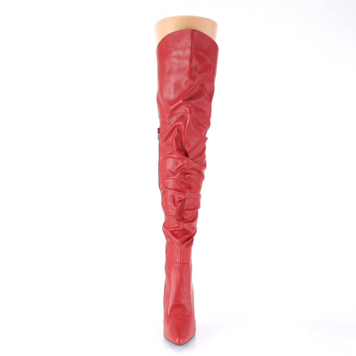 Pleaser 4" Heel Thigh High Pointed Side Zip Adult Women Shoes Boots Clas3011 - Picture 8 of 16