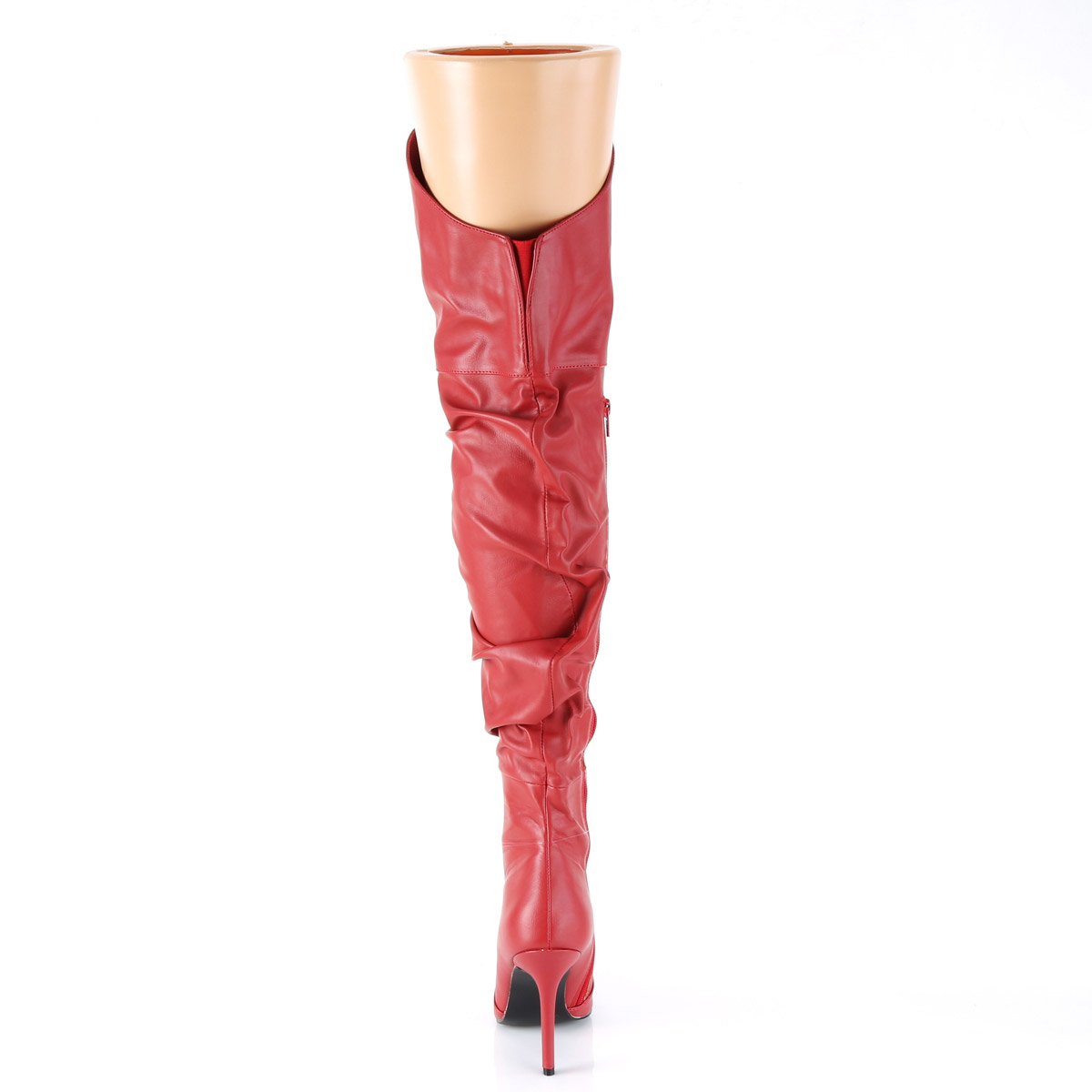 Pleaser 4" Heel Thigh High Pointed Side Zip Adult Women Shoes Boots Clas3011 - Picture 10 of 16
