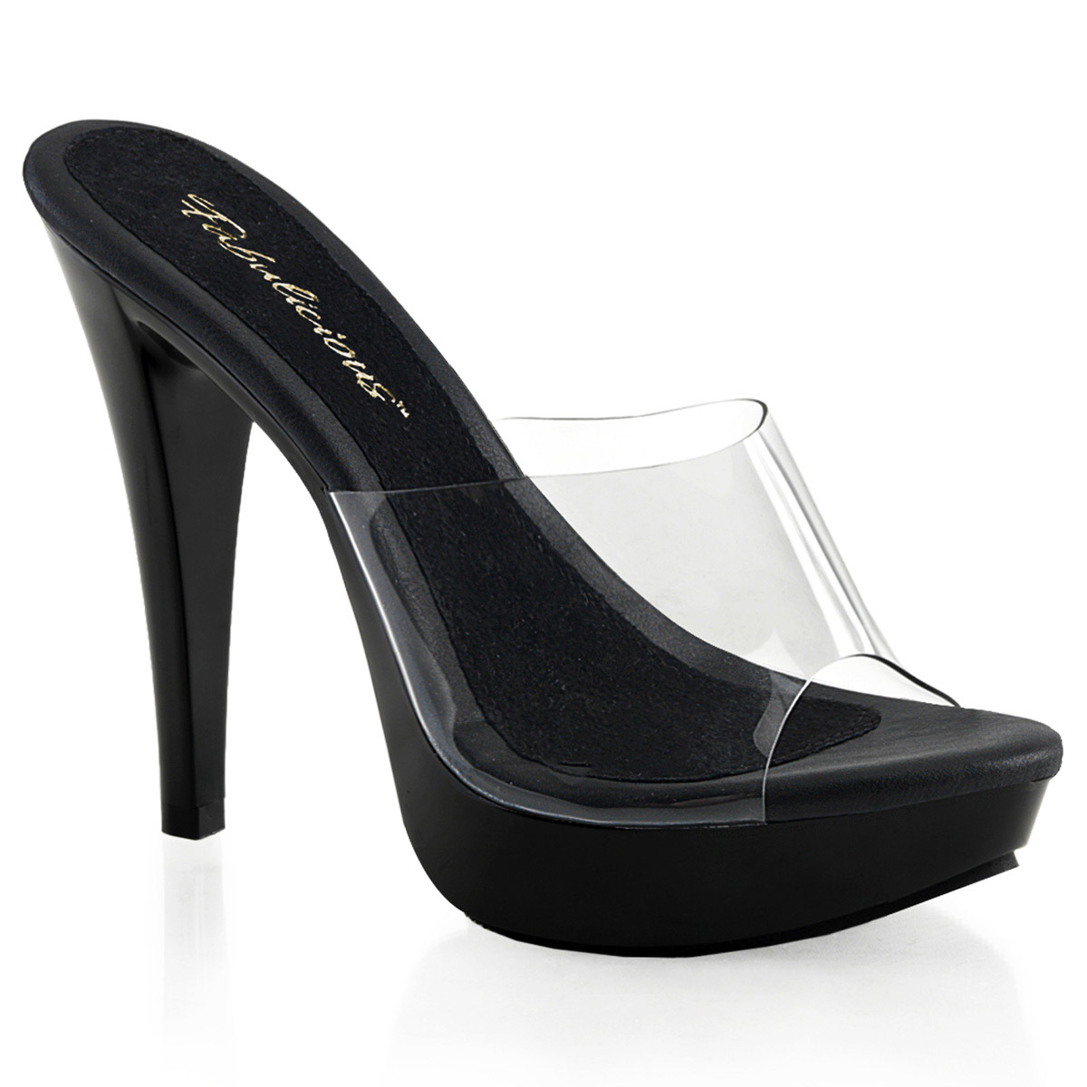 Pleaser Fabulicious Rhinestone Chain Ornament Mule Heels Adult Women Cocktail501 - Picture 13 of 42