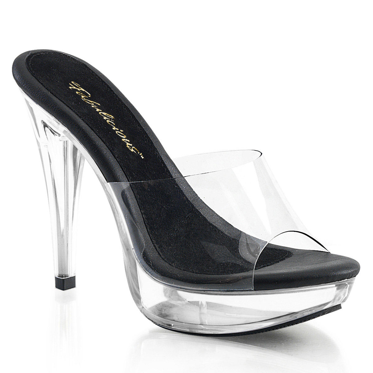 Pleaser Fabulicious Rhinestone Chain Ornament Mule Heels Adult Women Cocktail501 - Picture 38 of 42