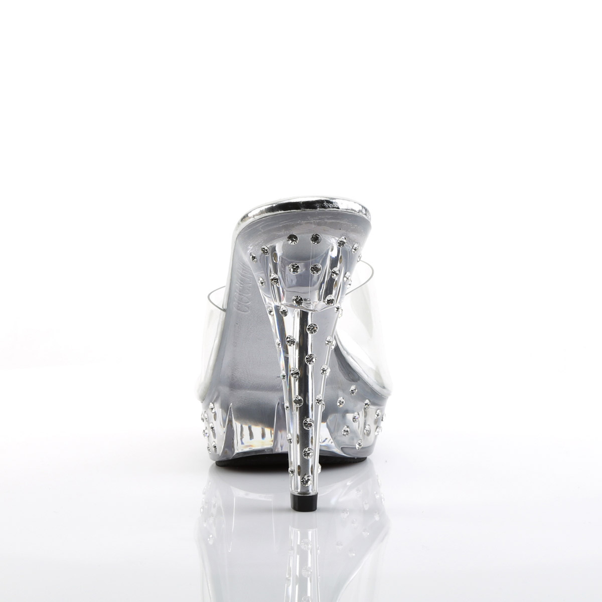Pleaser Fabulicious Rhinestone Chain Ornament Mule Heels Adult Women Cocktail501 - Picture 31 of 42