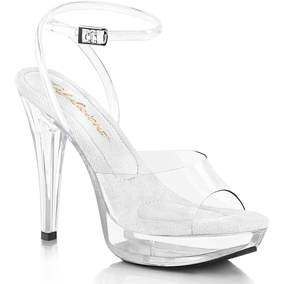 Pleaser Fabulicious 5" Heel Wrap Around Ankle Sandals Adult Women Cocktail/506 - Picture 2 of 6