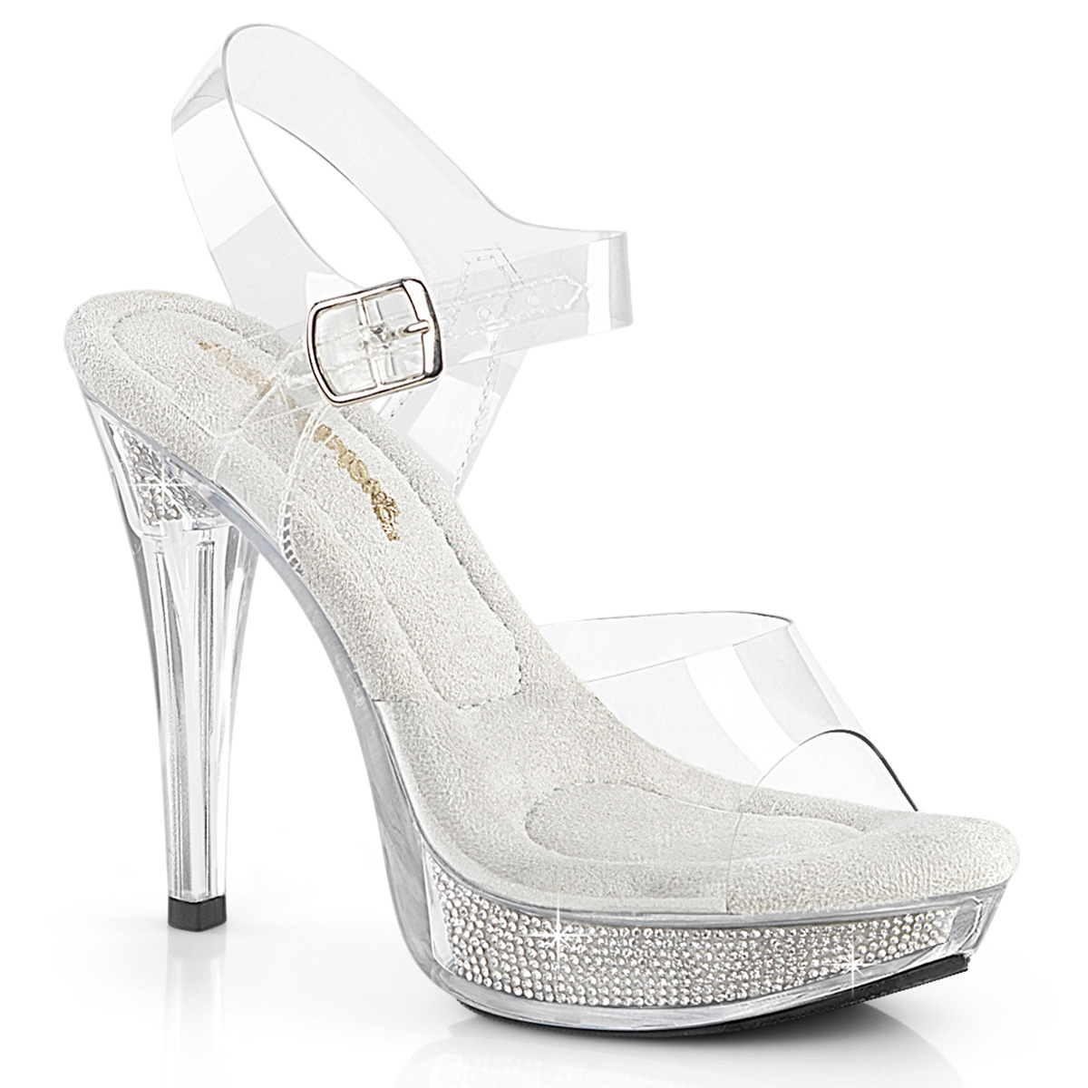Pleaser Fabulicious 5″ Heel Ankle Strap Sandal Women Bridal Heel Cocktail508Srsi