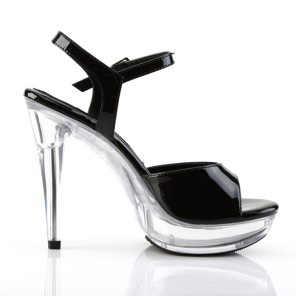 Pleaser Fabulicious 5" Heel 1" Pf Ankle Strap Sandals Adult Women Cocktail/508 - Picture 11 of 43