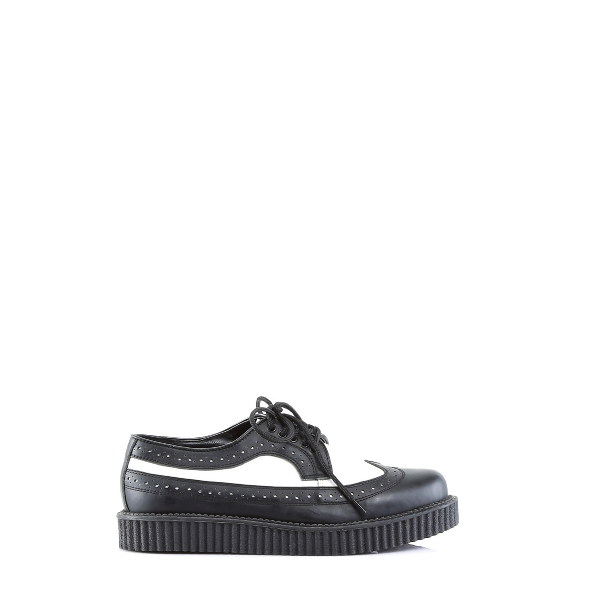 Pleaser Demonia Goth Punk Rockabilly Creeper Boots Boat Shoes Adult Men Cre60X - Picture 16 of 21