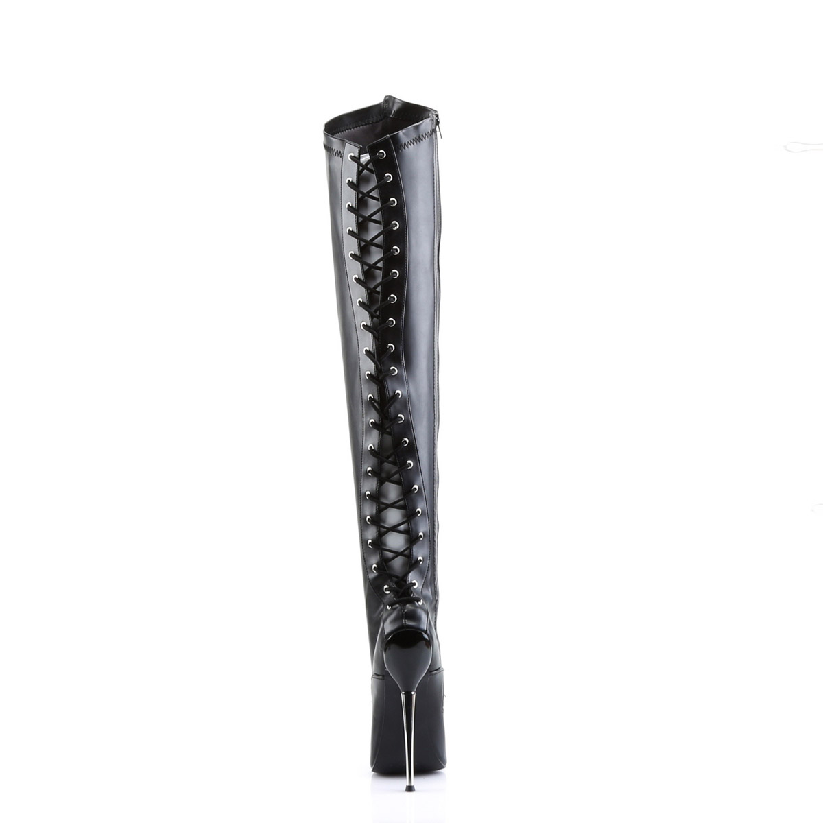 Pleaser Devious Stretch Pointed Toe Thigh High Boots Adult Women Dagger30Xx - Picture 15 of 16